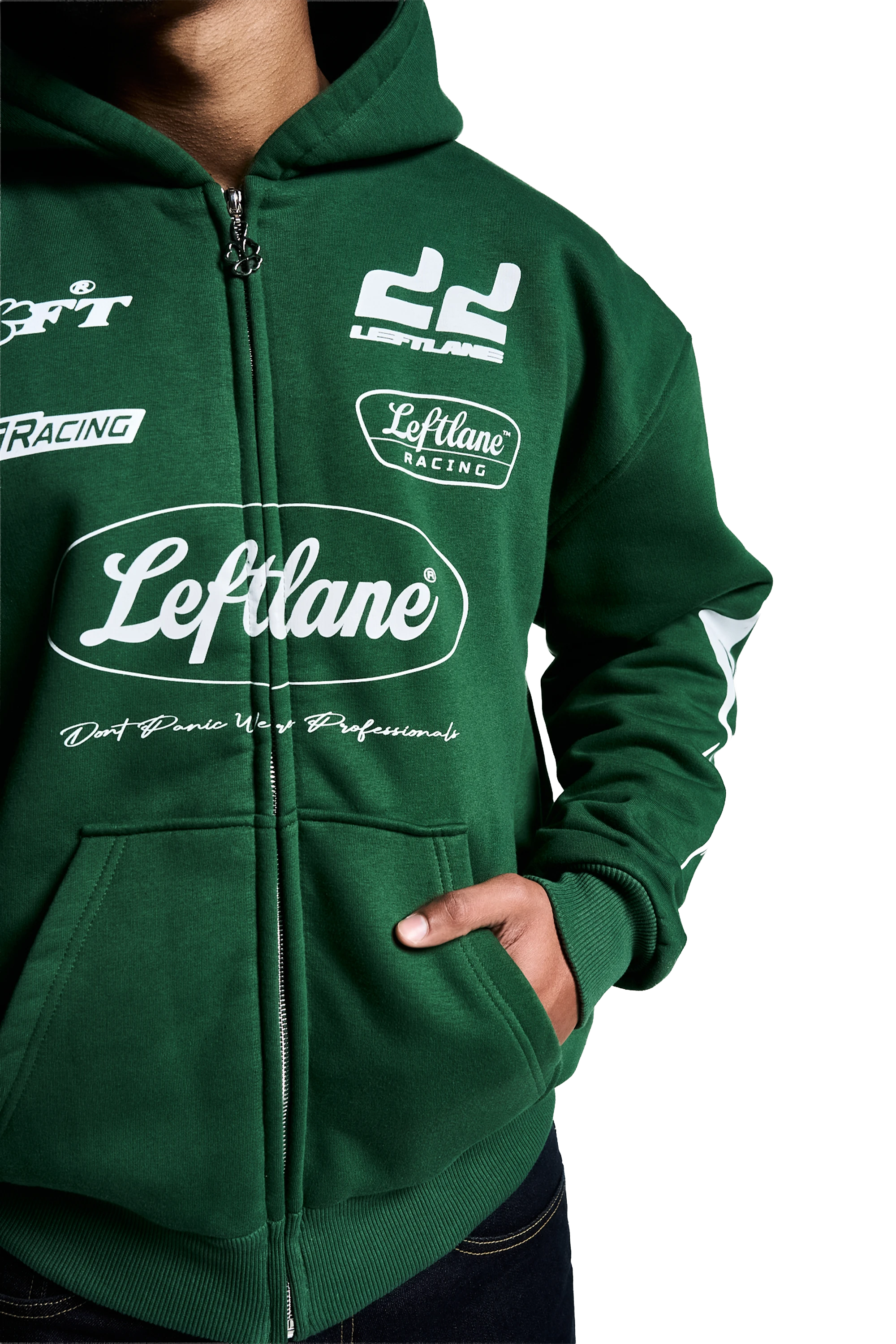 ARAMID RACING ZIPPER GREEN