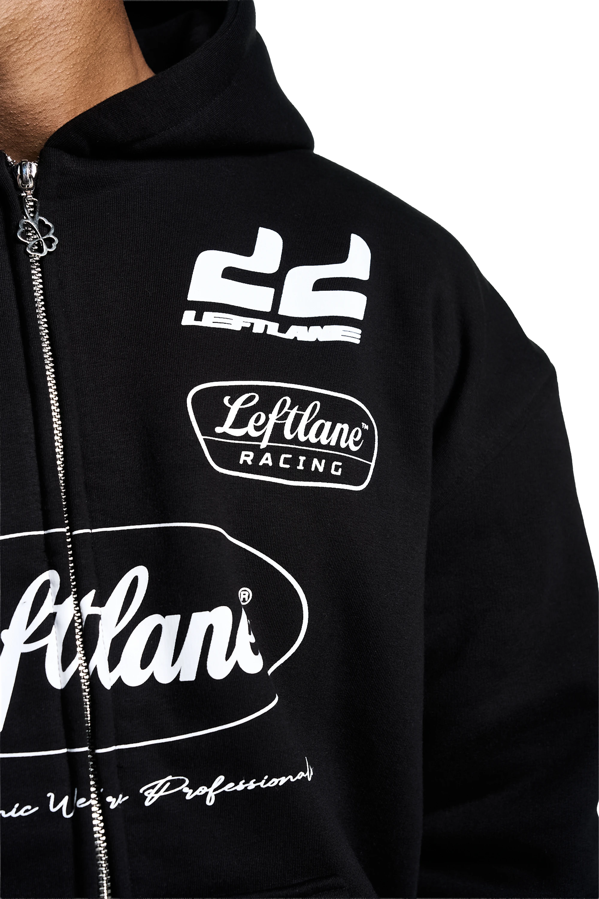 ARAMID RACING ZIPPER BLACK