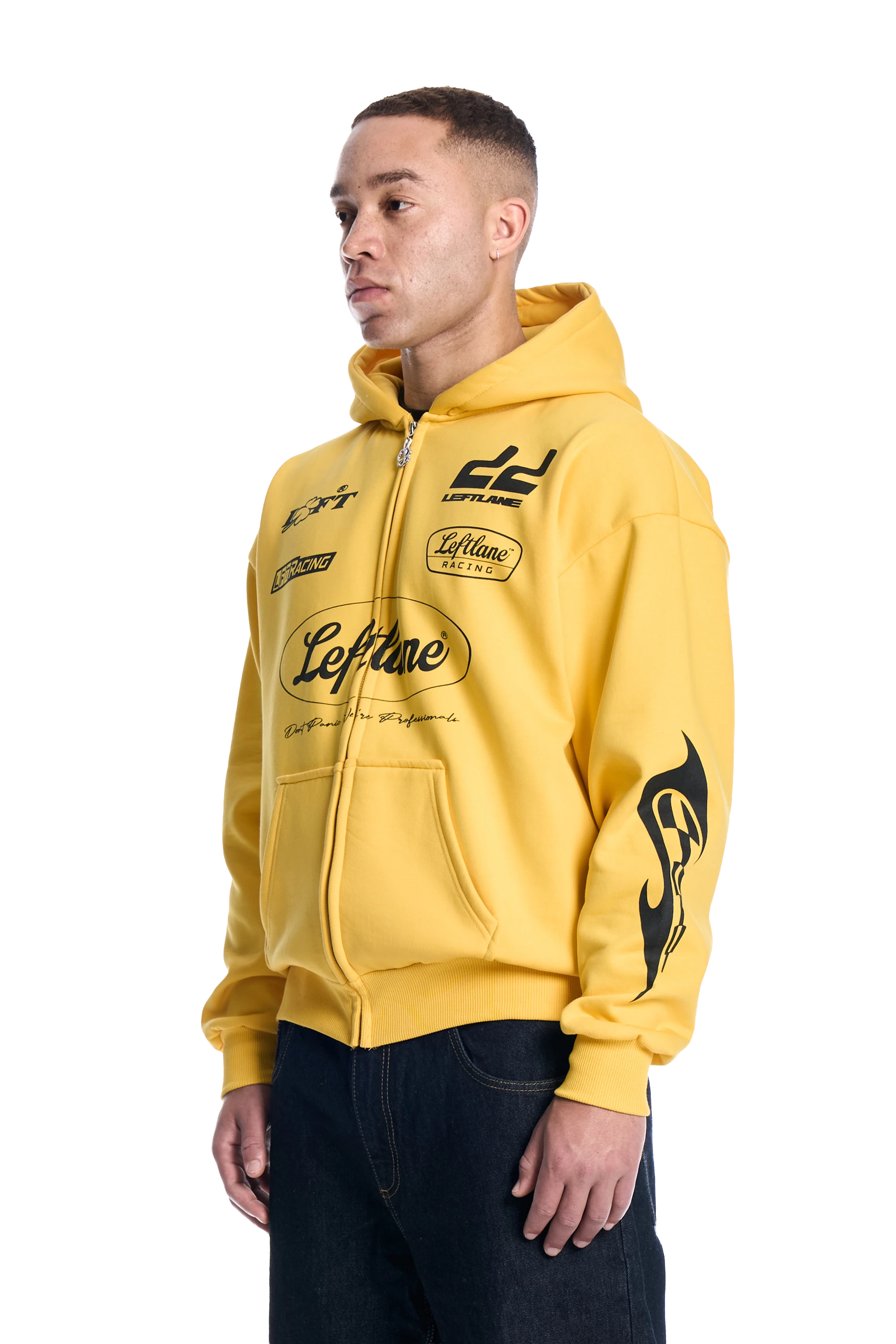 Racing Zipper Solar Yellow