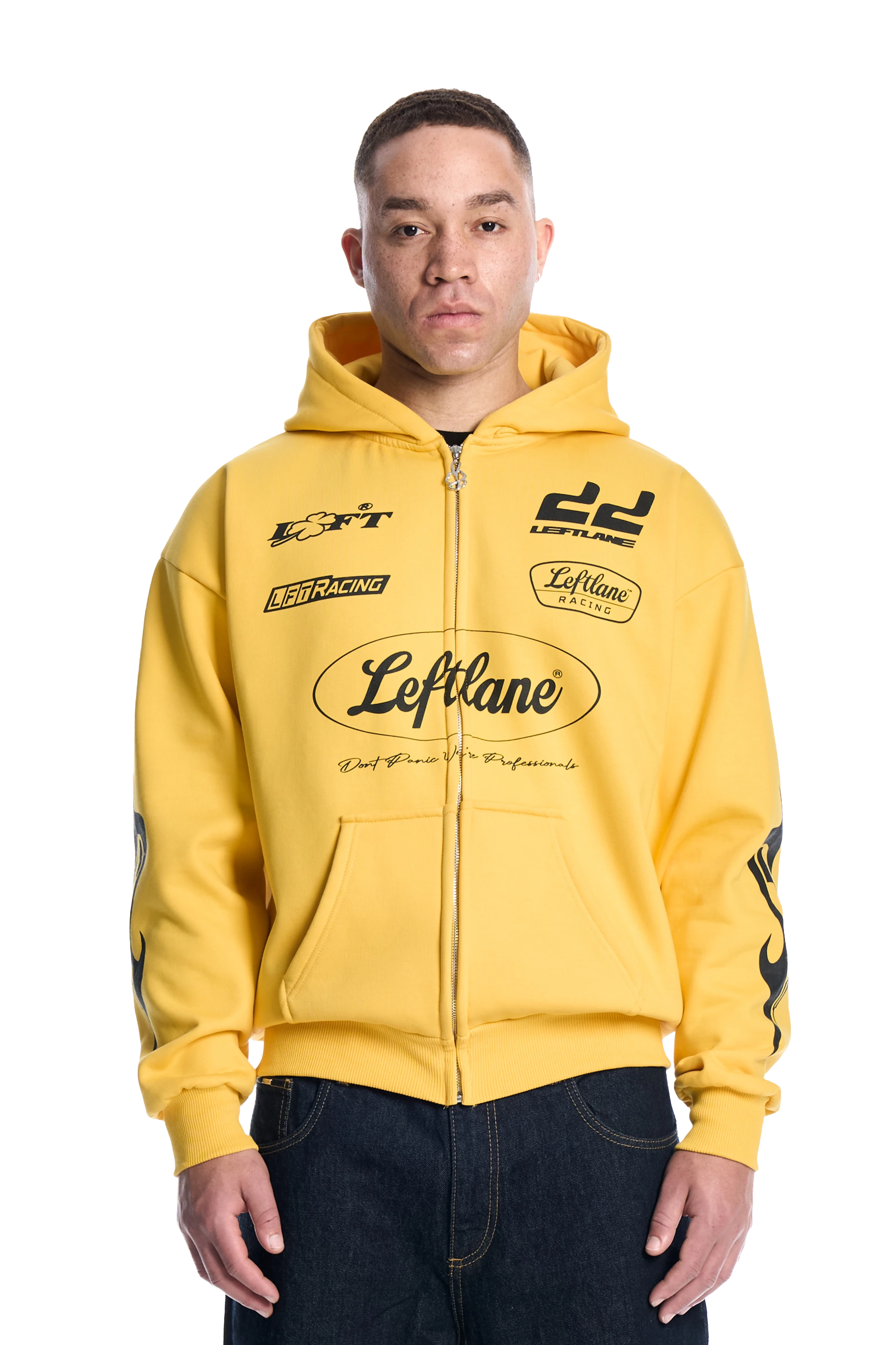 Racing Zipper Solar Yellow