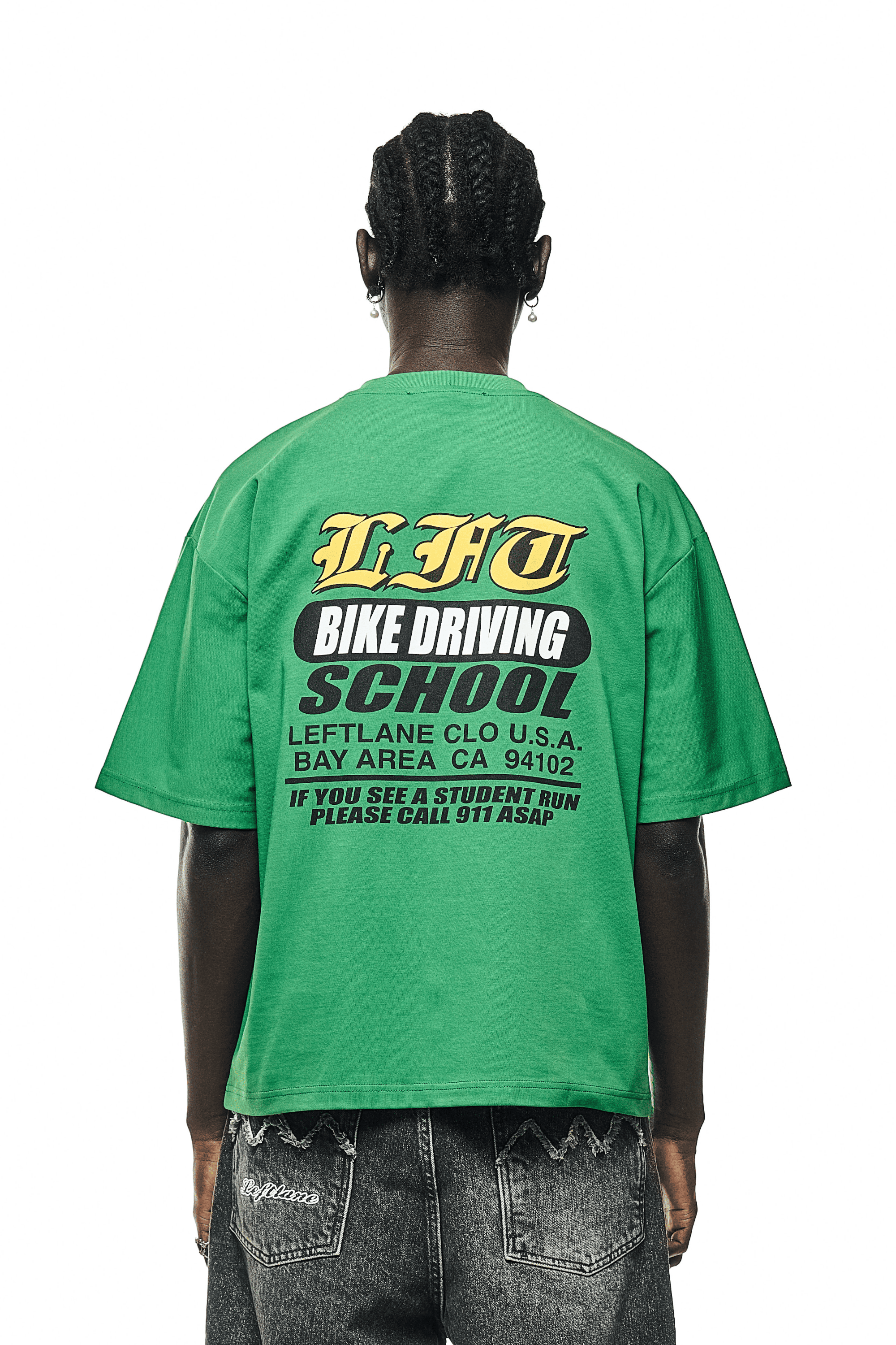 DRIVING SCHOOL GREEN TEE