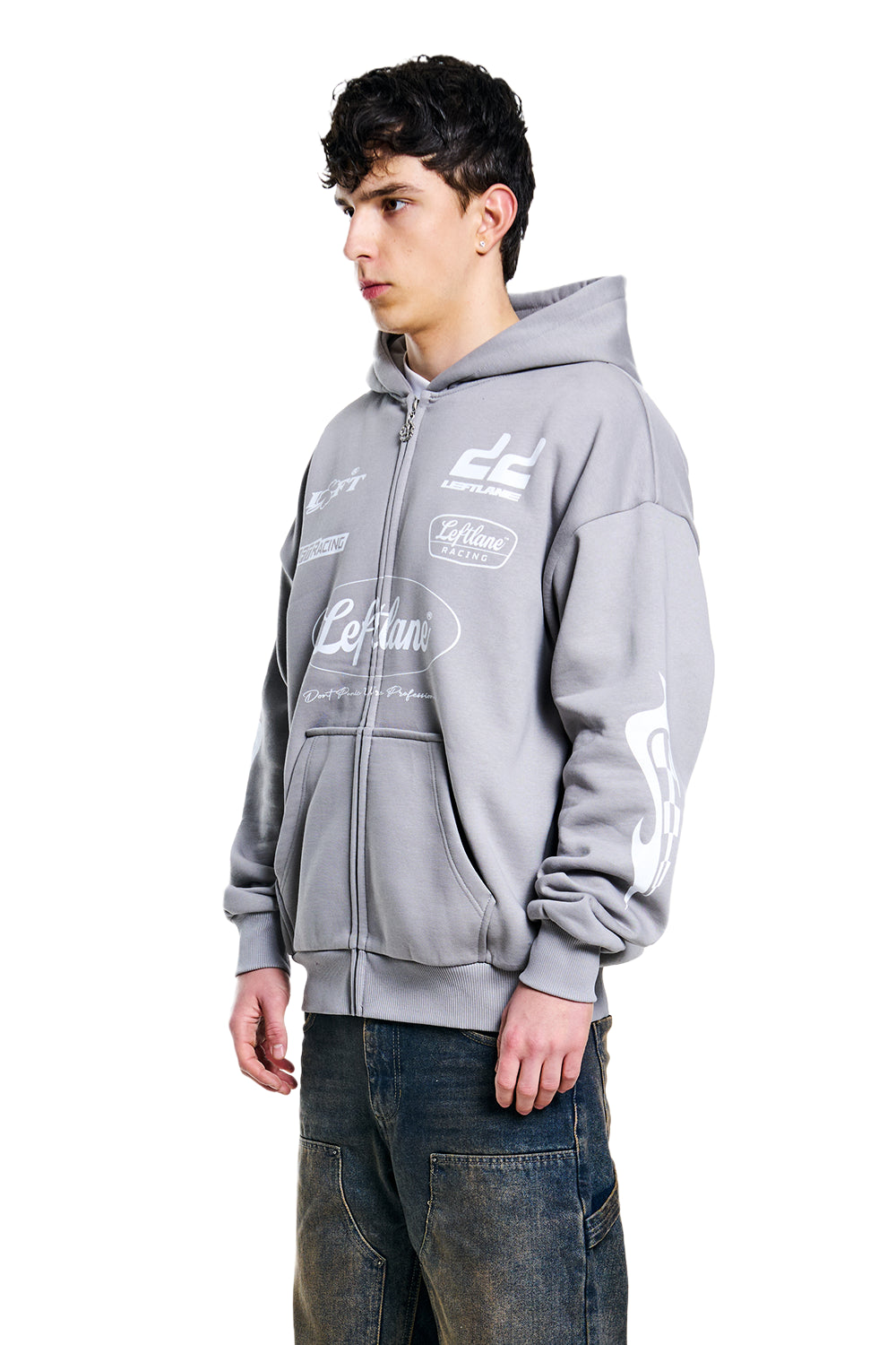 Racing Zipper Phantom Grey