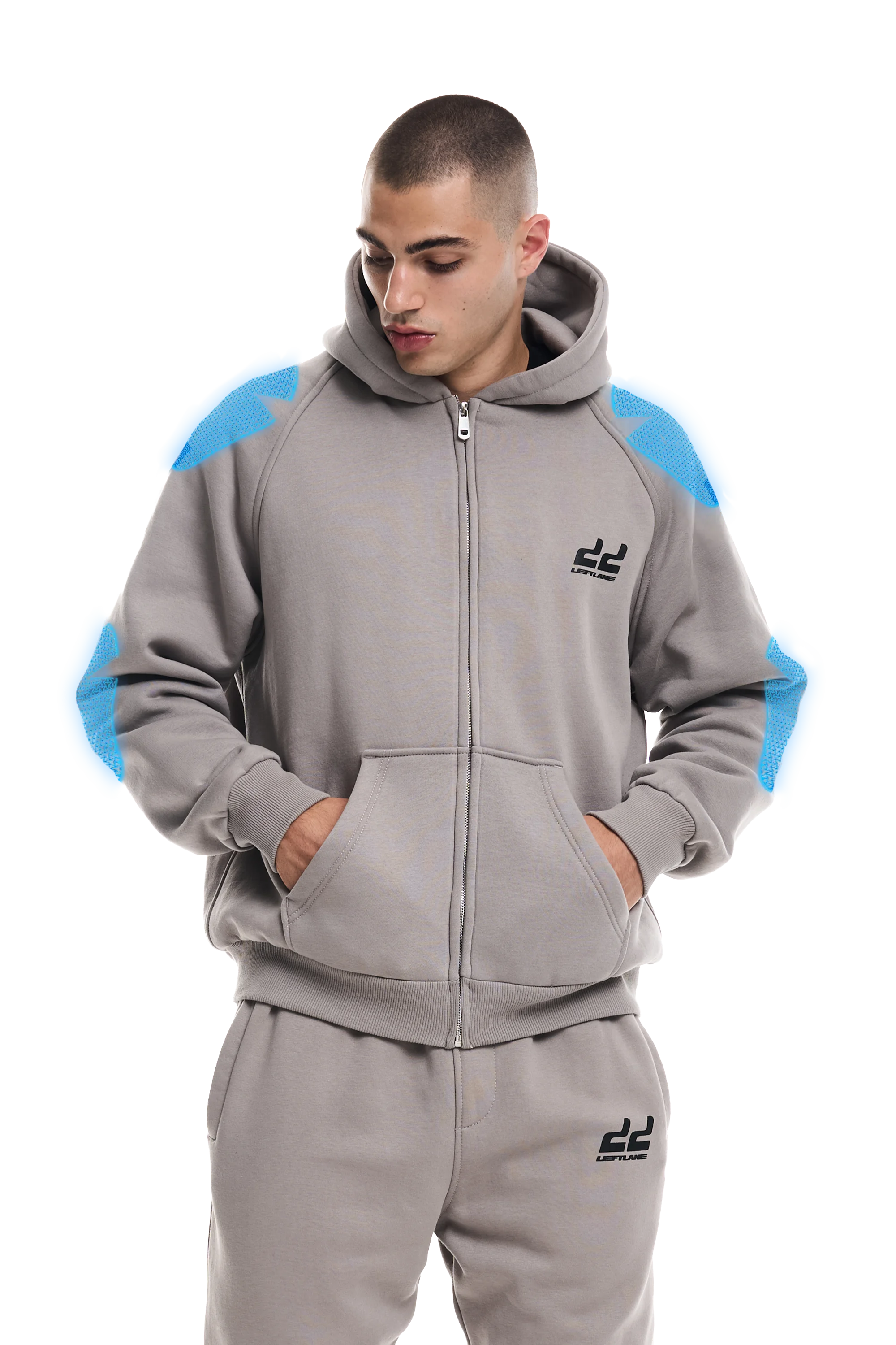 ARAMID V2+ ZIPPER LIGHT GREY