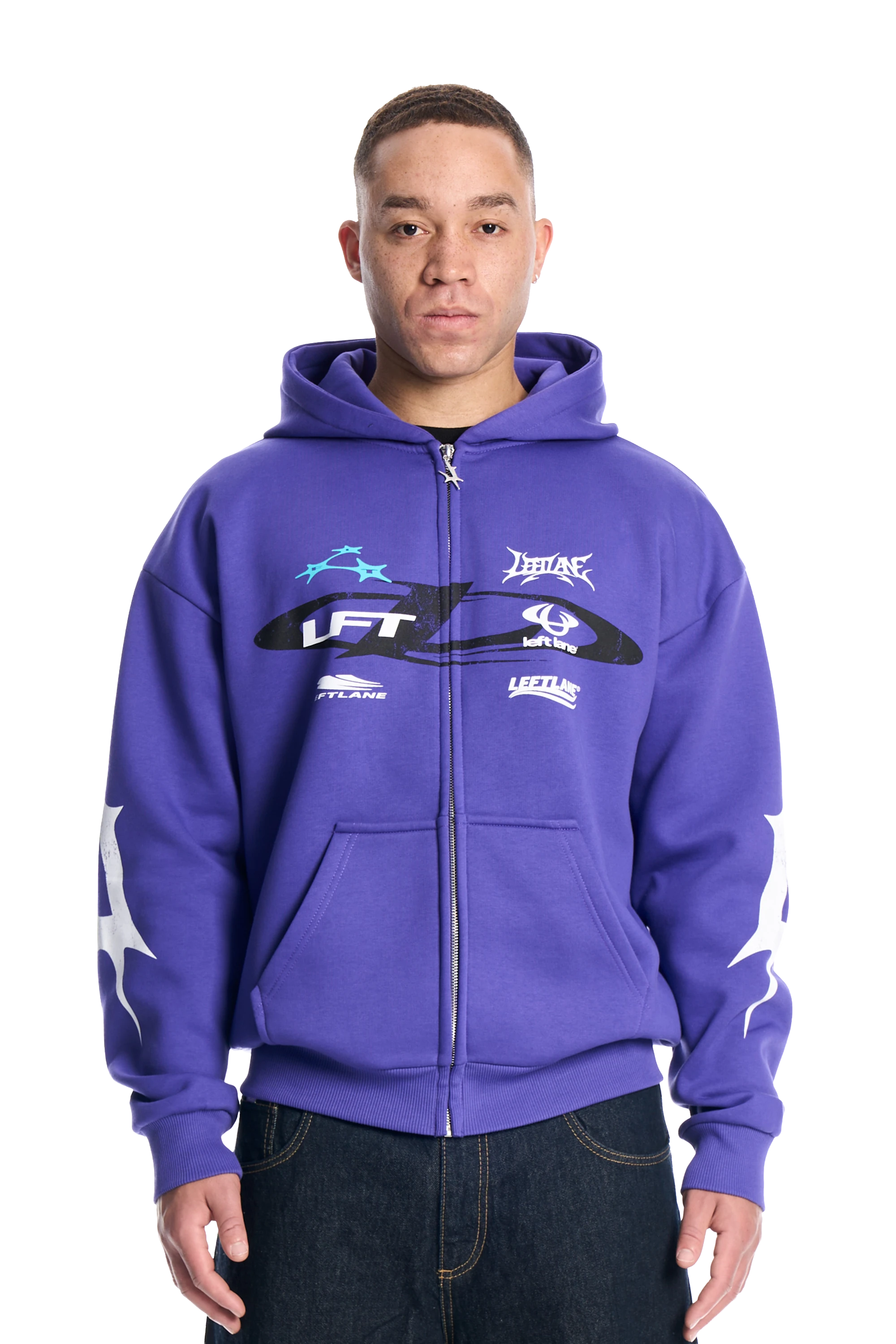 Racing Zipper Orbit Purple