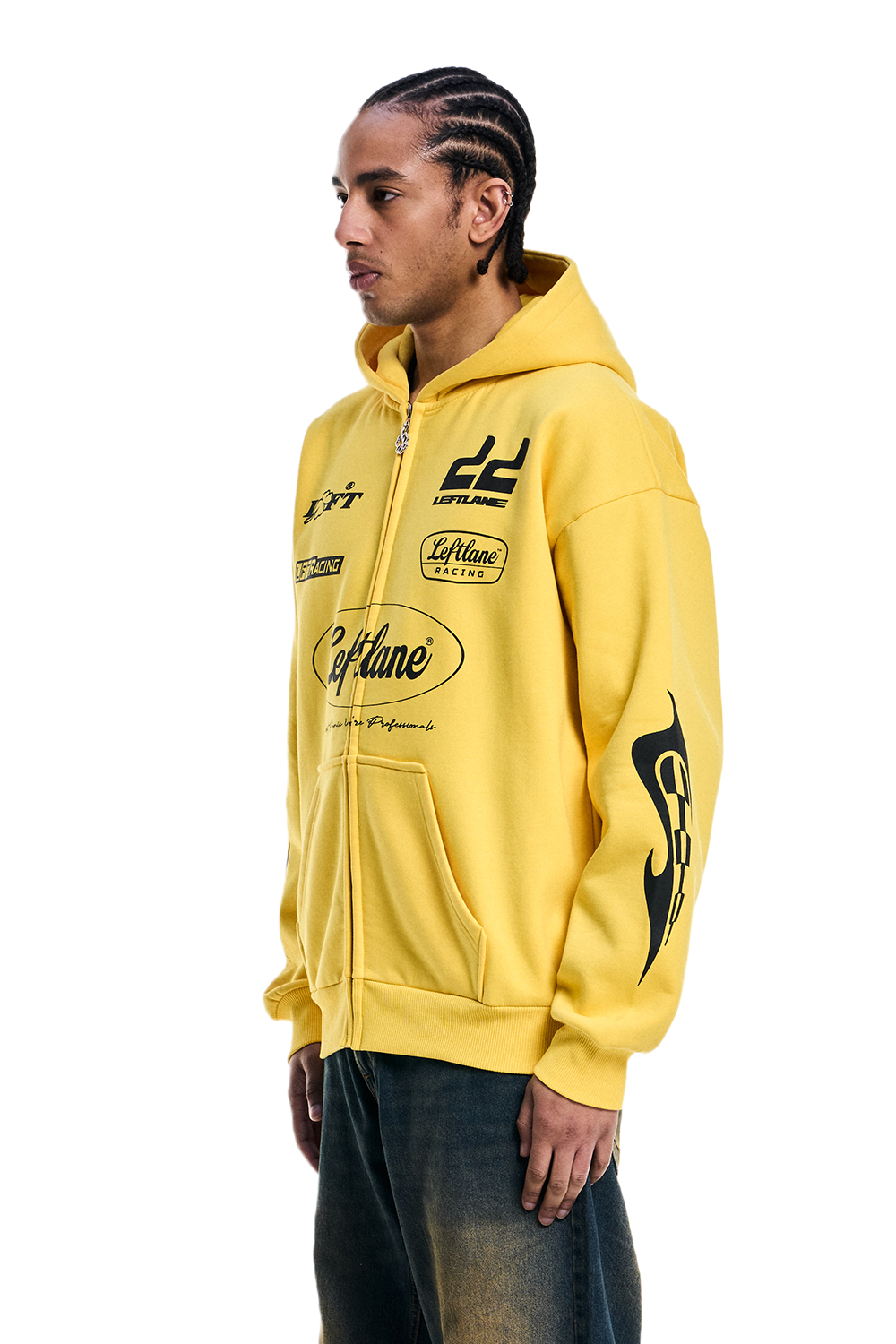 Racing Zipper Solar Yellow