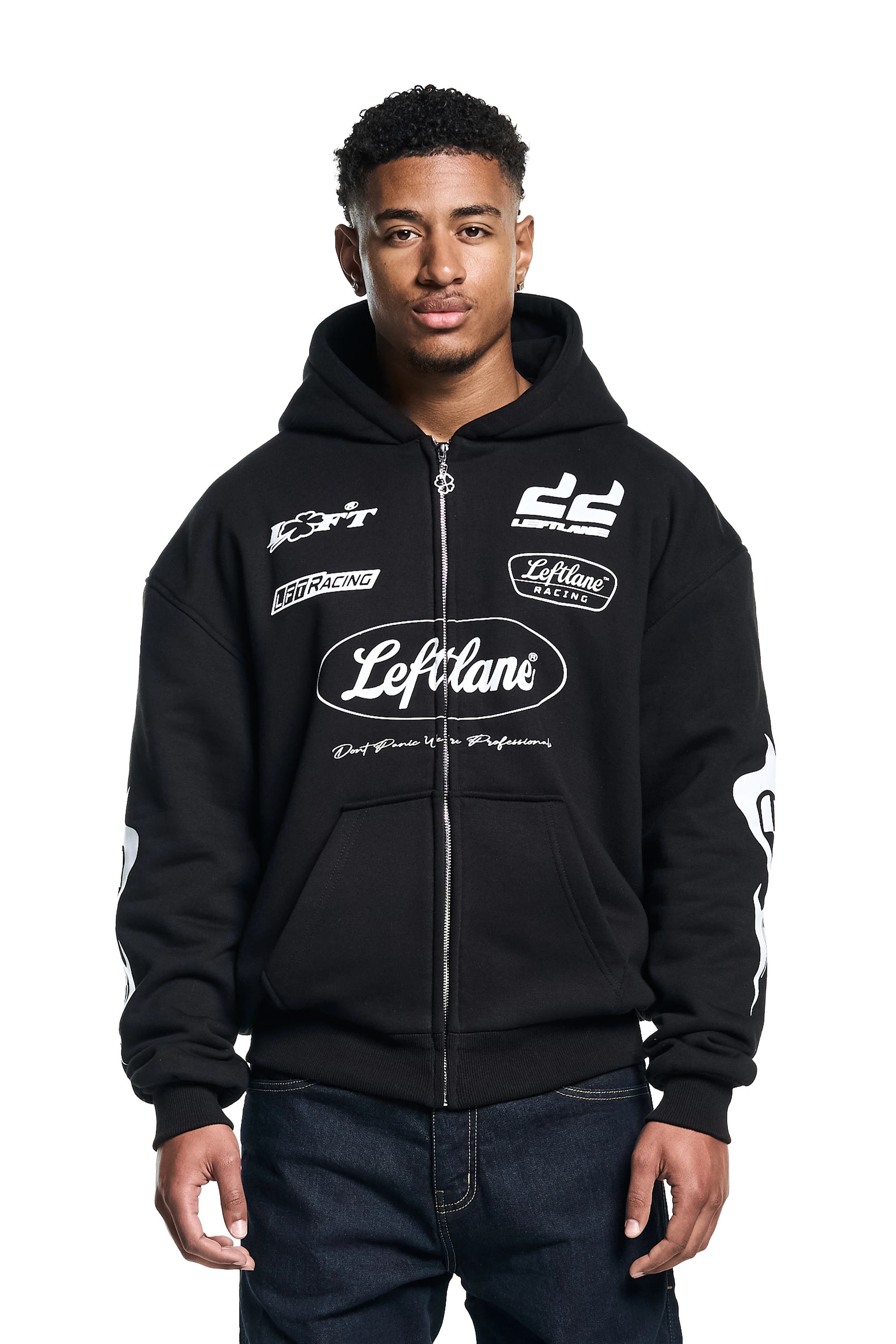 ARAMID RACING ZIPPER BLACK