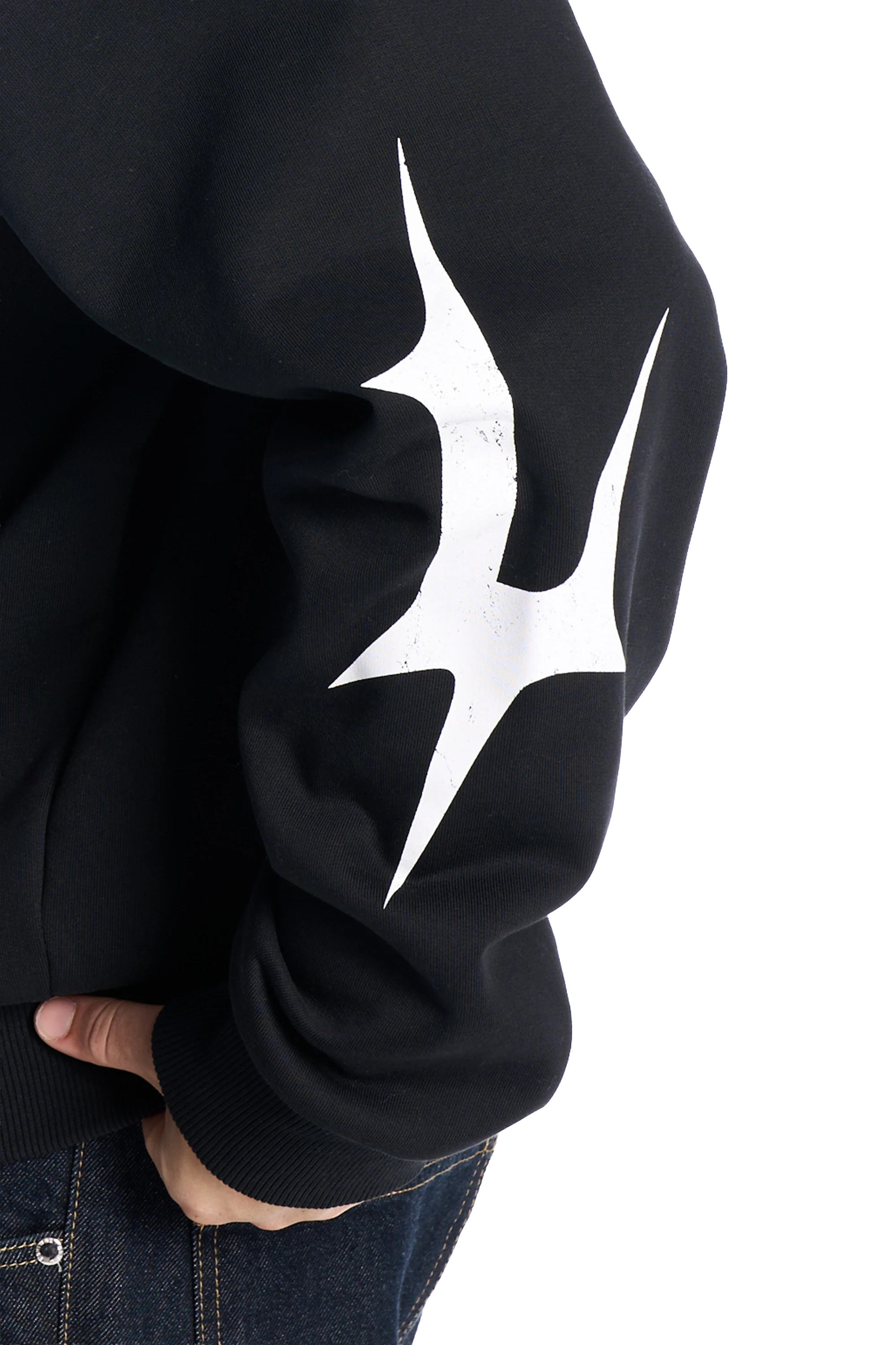 Racing Zipper Storm Black