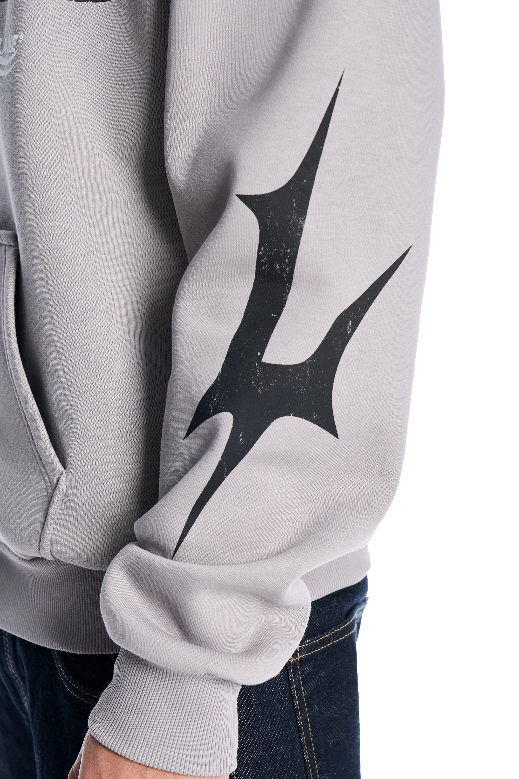 Racing Zipper Frosted Grey