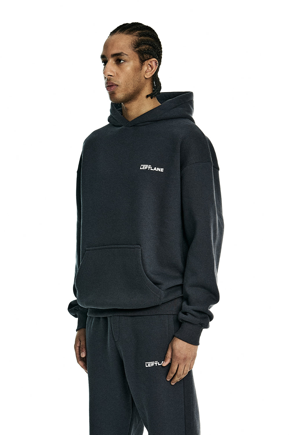 Basic Hoodie Dark Grey LEFTLANE SHOP