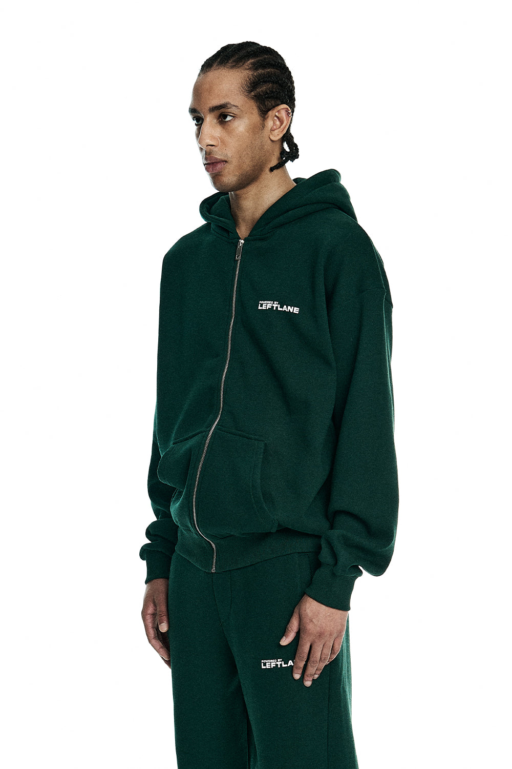 Basic Zipper Green