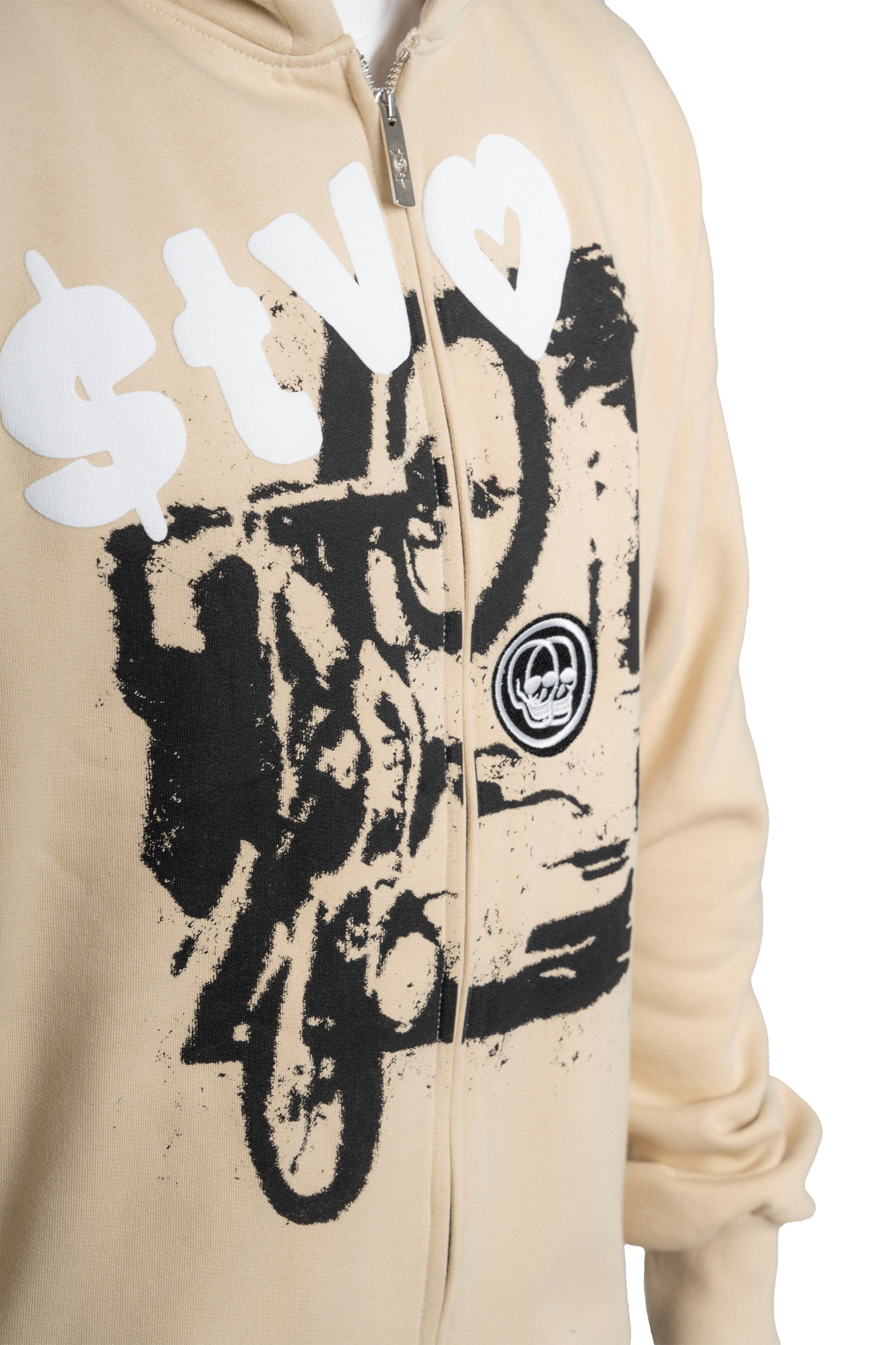 Cream Zipper