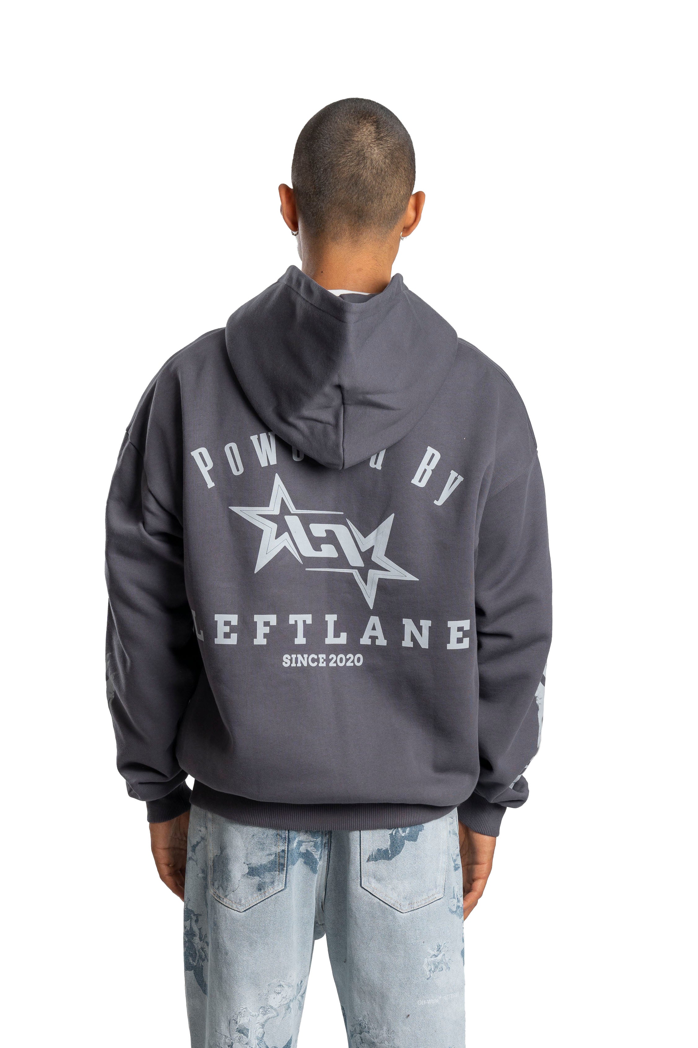 Racing Zipper Grey