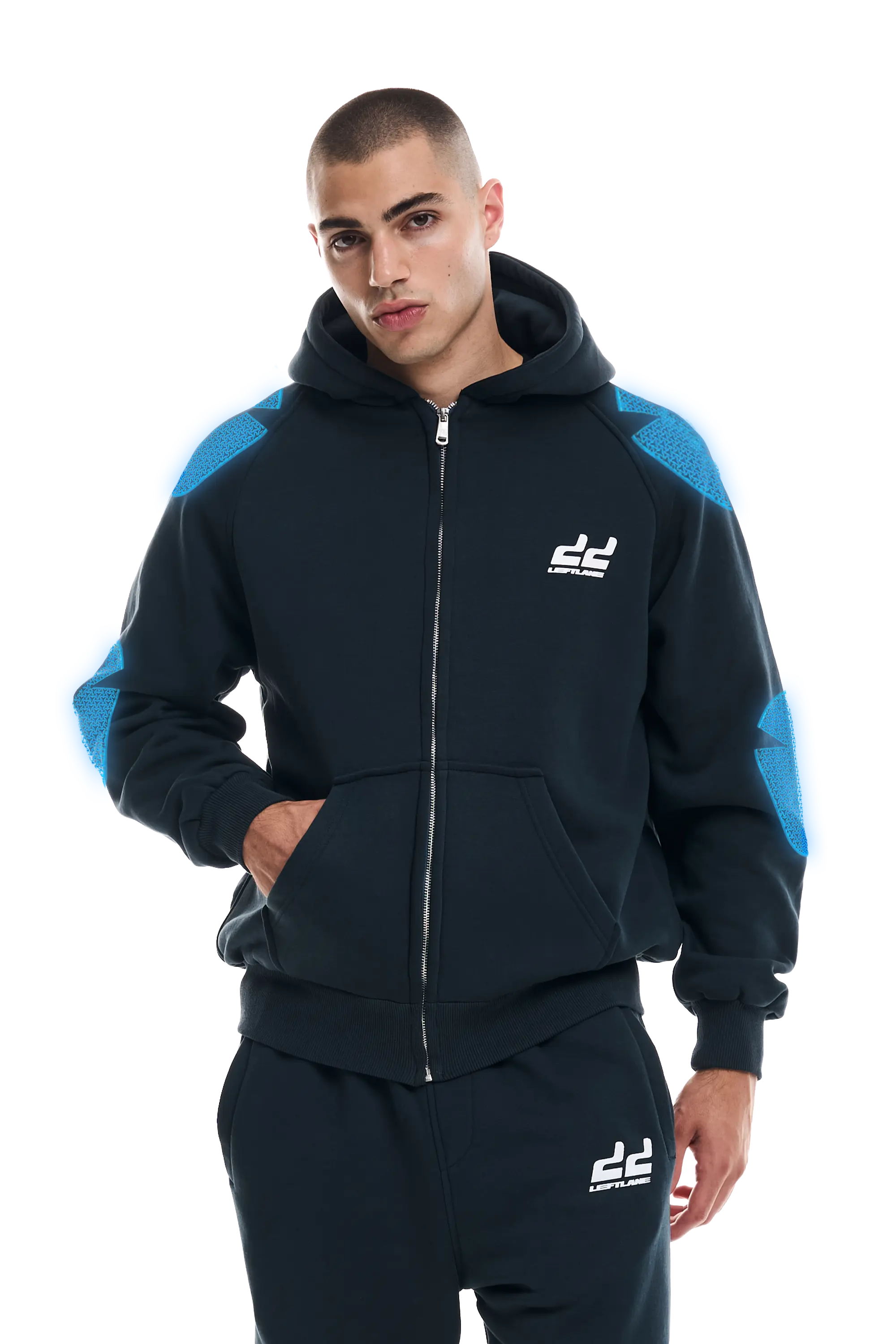 ARAMID V2+ ZIPPER MARINE GREY