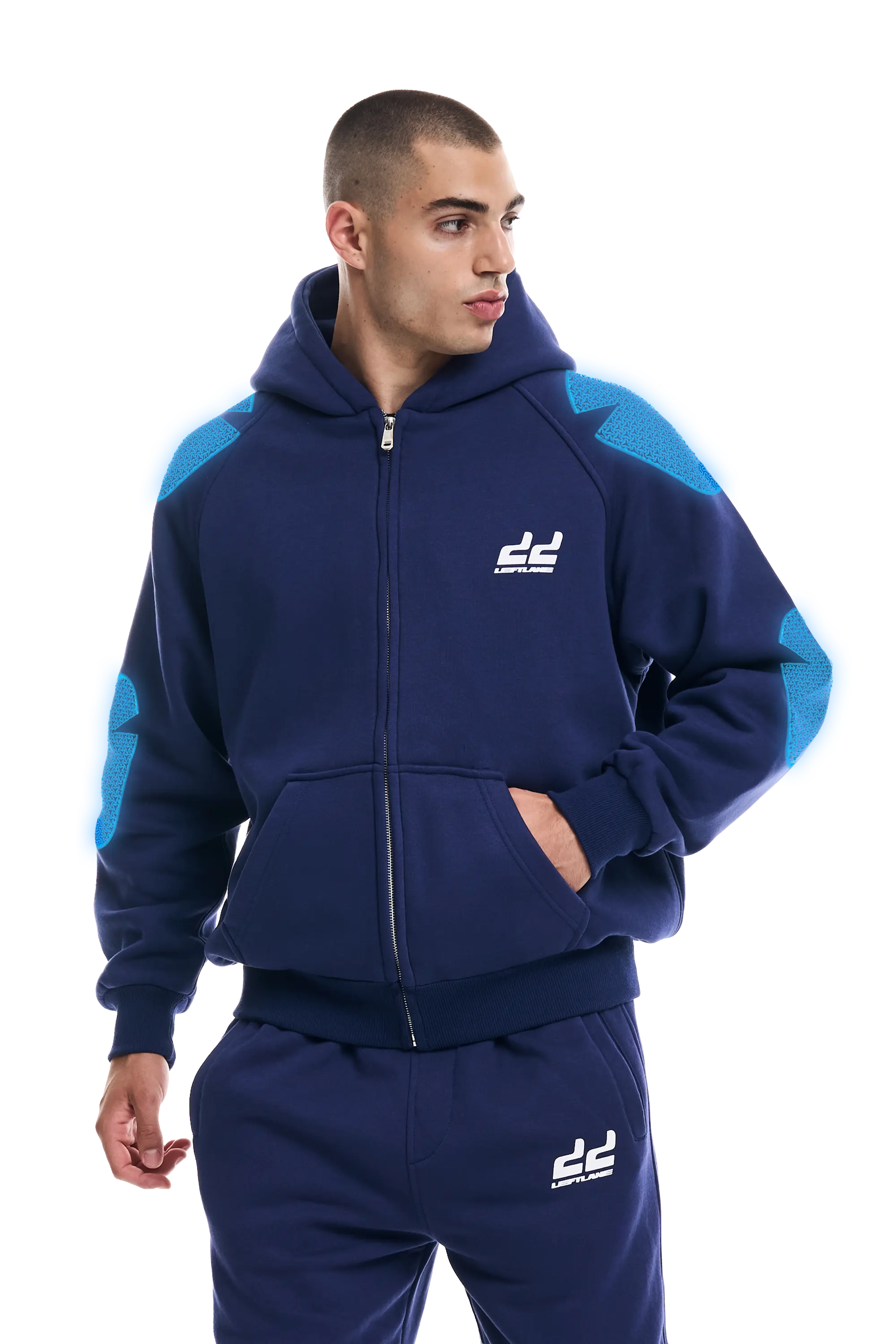 ARAMID V2+ ZIPPER ORBIT BLUE