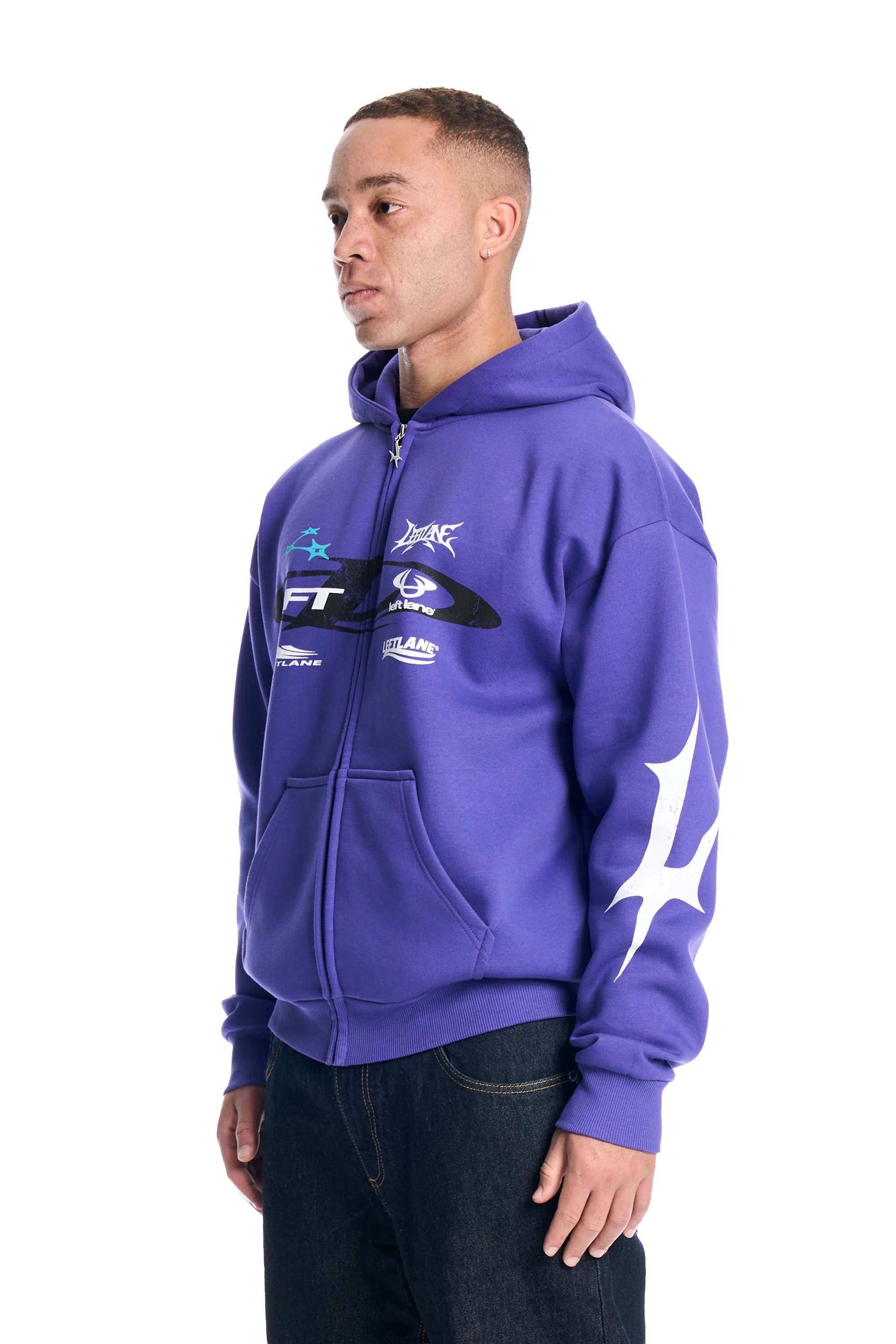 Racing Zipper Orbit Purple