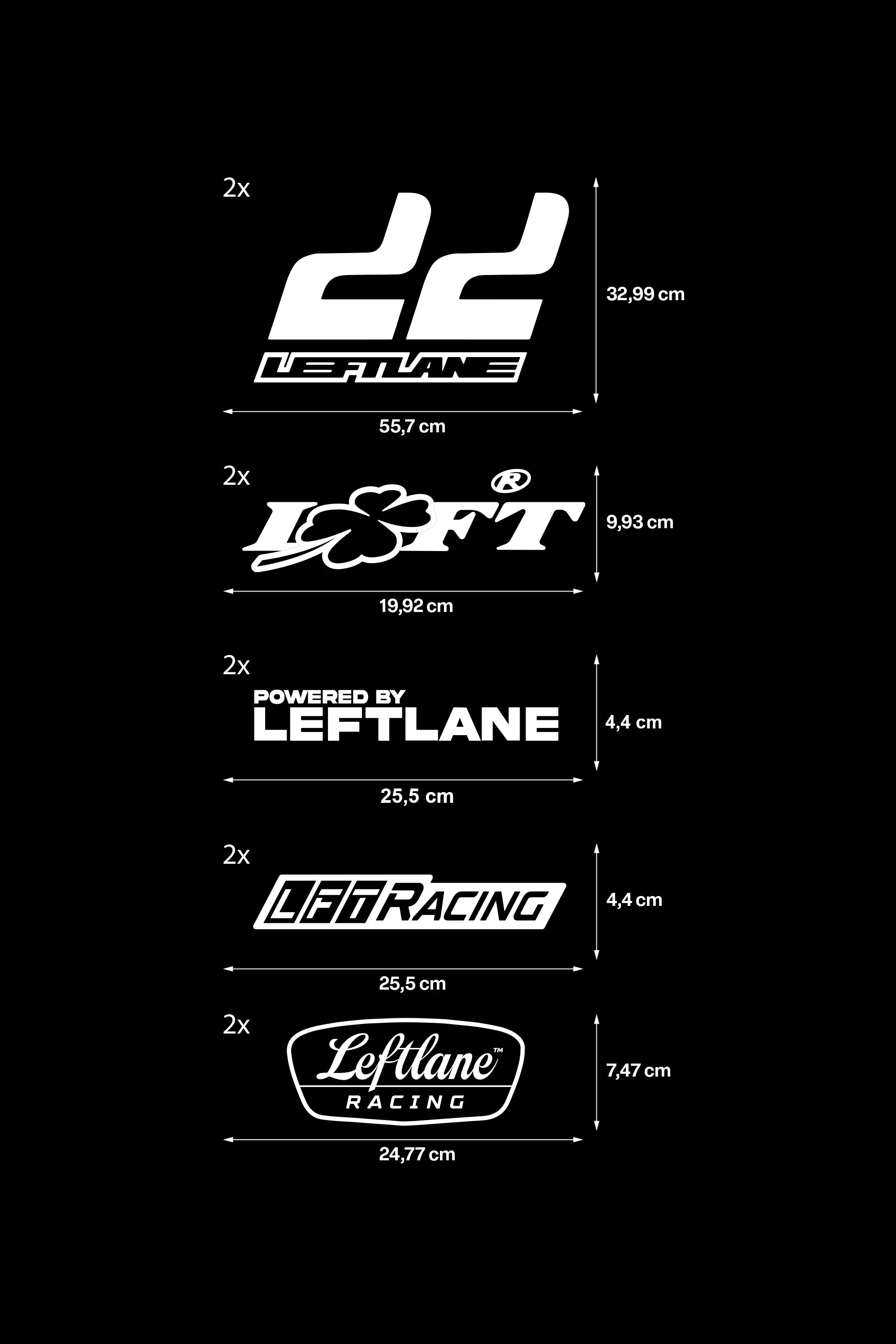 Auto Folierungs-Set (WHITE)